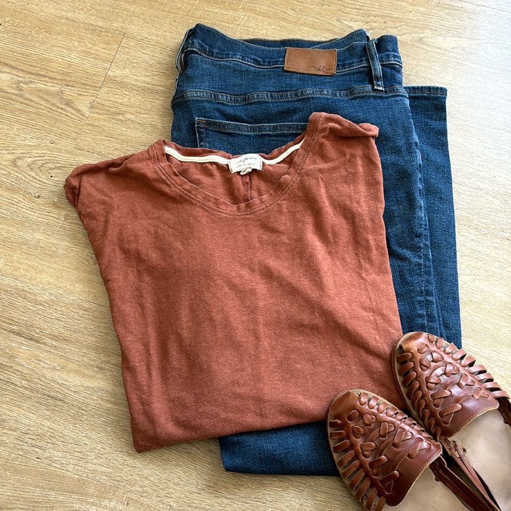 Uniform Handmade Pecan T-Shirt XL hemp/organic cotton